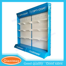 pagboard hardware exhibition metal display stand with light box header
